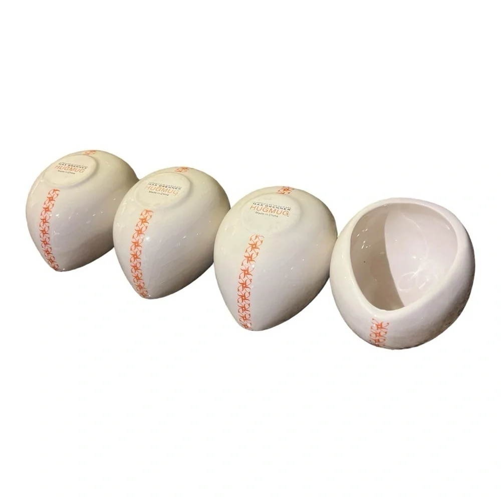 4 Hug mugs by Max Brenner Ceramic EUC